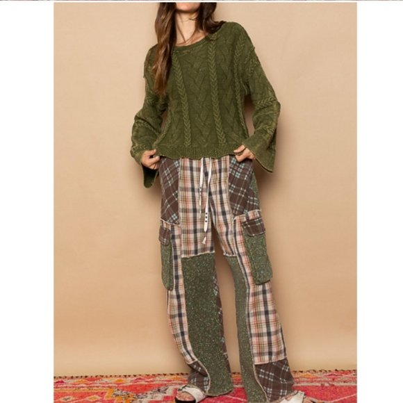 28106 POL Patchwork Pants - Picture 4 of 6